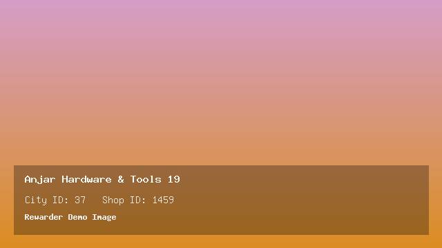 Anjar Hardware & Tools 19