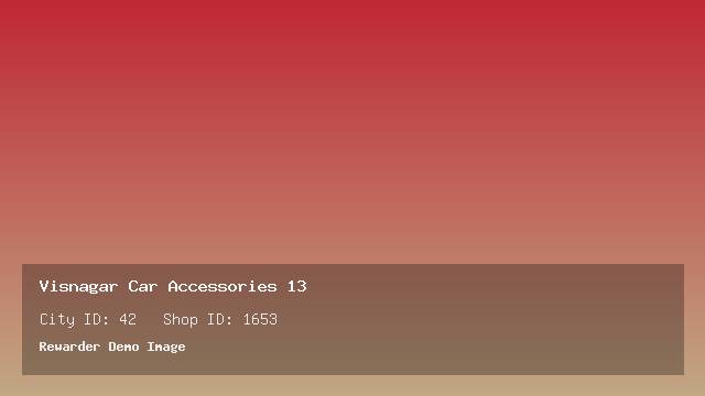 Visnagar Car Accessories 13