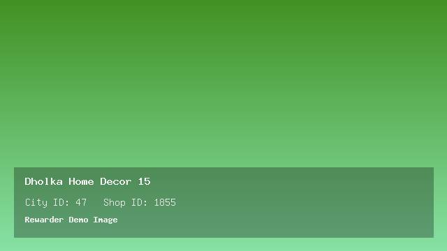 Dholka Home Decor 15