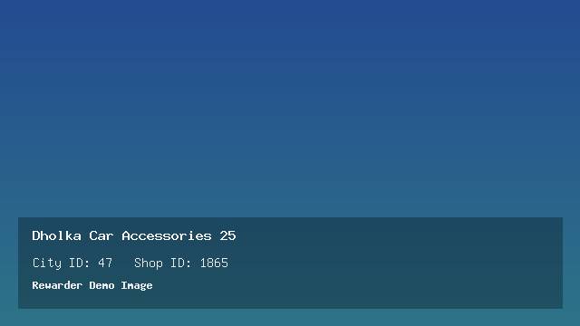 Dholka Car Accessories 25