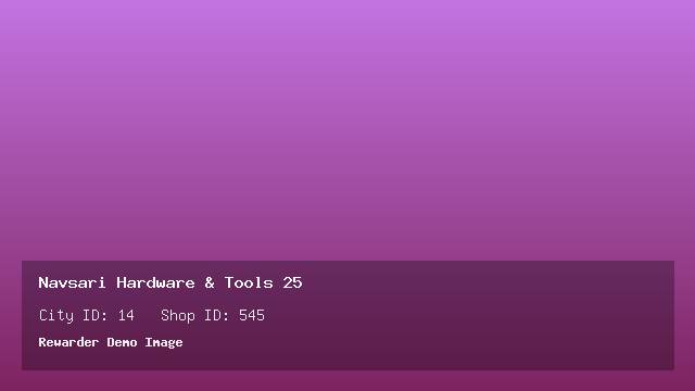 Navsari Hardware & Tools 25