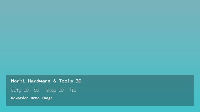 Morbi Hardware & Tools 36