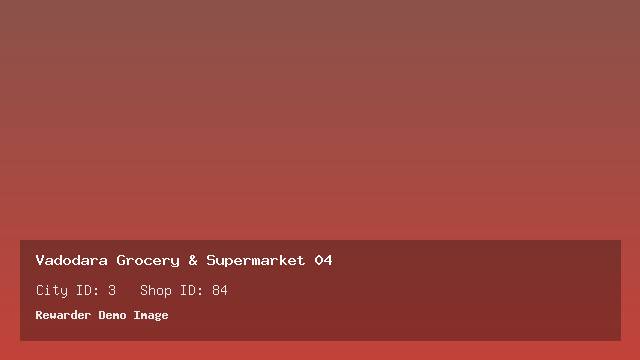 Vadodara Grocery & Supermarket 04
