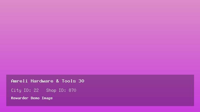Amreli Hardware & Tools 30