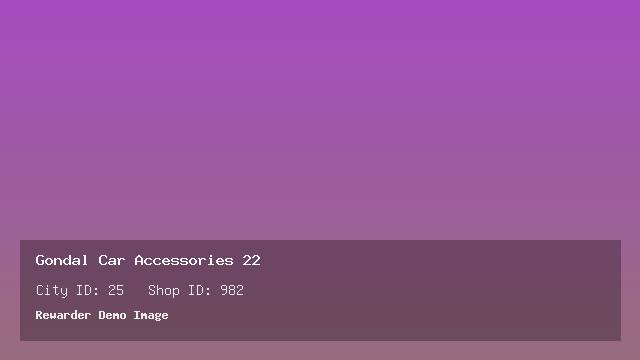 Gondal Car Accessories 22